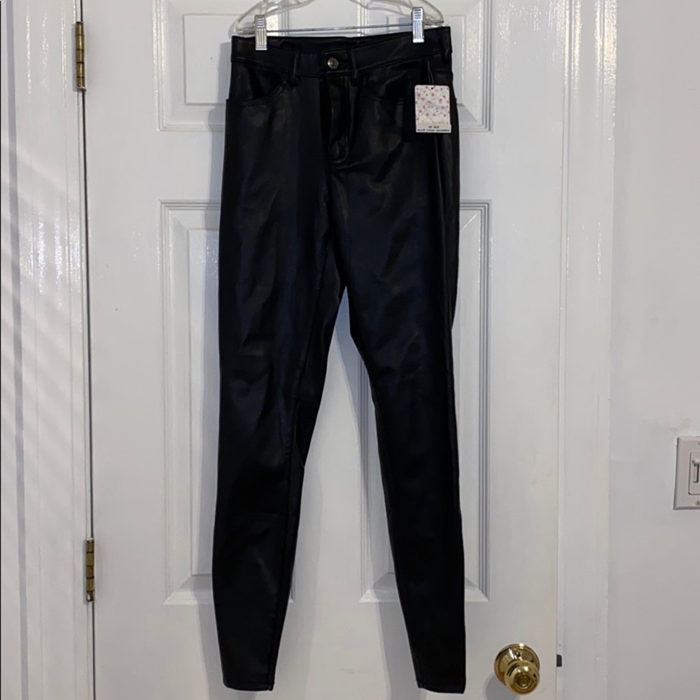 Free people leather pants